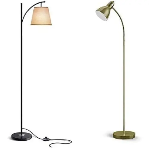 LEPOWER Metal Floor Lamp,Mid Century Metal Standing Lamp,E26, Modern Floor Reading Light for Living Room,Bedroom, Office, Farmhouse, Study Room