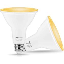 PAR38 Dusk to Dawn LED Bug Light Bulb are LED Outdoor Flood Light Bulbs with 10W or 100W Equivalent, 2000K, Dusk to Dawn LED Flood Light Bulbs Outdoor for Patio, Backyard, Front Door, Garage 2 Pack