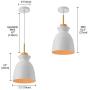 LAKIQ Modern Mini Colorful Pendant Light Nordic Lovely Hanging Ceiling Lighting Kitchen Island Lights for Dining Room Restaurant Bar Living Room (Yellow)