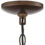 Karmen Bronze Pendant Chandelier 21'' Wide Tiffany Style Abstract Petal Pattern Art Glass Shade 3-Light Fixture for Dining Room House Island Entryway Bedroom Living Room - Robert Louis Tiffany