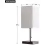 USB Bedside Table Lamp with 4 USB Charging Ports, Bronze Nightstand Lamp, Thicken Stable Base, Convenient Pull Chain for Bedroom Living Room (Bronze)