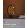ALLOCACOC Heng Balance Lamp - Ellipse Magnetic Mid-air Switch USB Powered LED Lamp, Warm Eye-Care LED Lamp, Table Lamp, Decoration for Bedroom, Living Room, Dining Room and Office (Black)