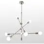 LynPon Sputnik Chandelier 6 Lights Modern Ceiling Light Fixture Brushed Nickel Industrial Vintage Pendant Lighting for Dining Room Kitchen Island Bedroom Living Room Foyer LynPon Sputnik Chandelier 6 Lights Modern Ceiling Light Fixture Brushed Nickel Industrial Vintage Pendant Lighting for Dining Room Kitchen Island Bedroom Living Room Foyer