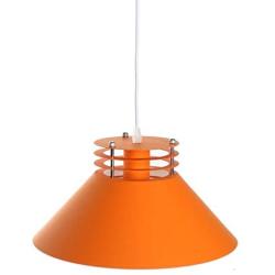 Pendant Light, Ceiling Hanging Pendant Lights, Umbrella Shade Vintage Classic Industrial Lamp Shade for Dining Room/Kitchen Island/Living Room(Orange)