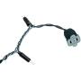 Amazon Basics 100 LED Commercial Grade Outdoor Christmas String Lights - Green Rope, Warm White LED, 33-Foot