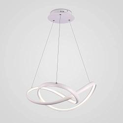 LightInTheBox Modern Chic LED Ring Chandelier Ceiling Pendant Light Hung Light Painting Lamp Fixture for Living Room Bedroom Dinning Room(Cold White)