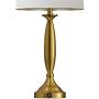 Oneach USB Table Lamp Modern Table Lamps Set of 2 for Living Room with USB Charging Port Bedside Lamp Fabric Drum Shade Accent Lamp Light for Bedroom Gold