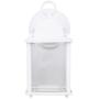 LIT-PaTH Outdoor LED Wall Lantern, Wall Sconce as Porch Light, 9.5W (75W Equivalent), 800 Lumen, Aluminum Housing Plus Glass, Matte White Finish, ETL and ES Qualified, 2-Pack