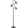 JONATHAN Y JYL8013A Walker Style 70.5'' Multi-Light LED Floor Lamp, Tiffany, Traditional for Bedroom, Living Room, Bronze