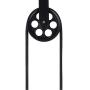 MorNon Rustic Pulley Pendant Light Adjustable Height Industrial Ceiling Hanging Light Indoor Edison Island Lamp for Dining Living Room Kitchen Hallway Foyer Farmhouse, One Light