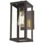 Odeums Outdoor Wall Lantern, Exterior Wall Mount Lights, Outdoor Wall Sconces, Wall Lighting Fixture in Oil Rubbed Finish with Clear Glass (Oil Rubbed Bronze-Wall Light, 4 Pack)