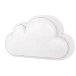 LoveNite Cloud Light Sensor Night Light for Baby Nursery Child,Intelligent LED Wall Lamp Plug in for Bedside Bedroom Hallway (White)