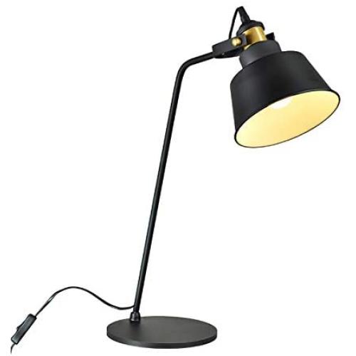 GlanzLight GL-61781 Modern Simple Hotel Bedside Table Lamp Reading Room Bedroom Living Room Table Lamp The Material is Iron