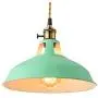 KWOKING Lighting Nordic Macaron Color Industrial Hanging Lamp Creative Modern Adjustable Metal Pendant Light Chandeliers for Living Room, Kitchen Island, Hotel, Warehouse,Study Room, Green KWOKING Lighting Nordic Macaron Color Industrial Hanging Lamp Creative Modern Adjustable Metal Pendant Light Chandeliers for Living Room, Kitchen Island, Hotel, Warehouse,Study Room, Green