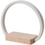 OSALADI Wireless Charging Nightstand Lamp Rechargeable USB Bedside Table Lamp Creative Circle Bedside Lamp for Living Room Bedroom