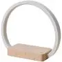 OSALADI Wireless Charging Nightstand Lamp Rechargeable USB Bedside Table Lamp Creative Circle Bedside Lamp for Living Room Bedroom