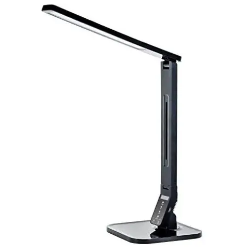 Tenergy 11W Dimmable Desk Lamp with USB Charging Port, LED Adjustable Lighting for Reading, 5 Brightness Levels 4 Light Colors Table Light Tenergy 11W Dimmable Desk Lamp with USB Charging Port, LED Adjustable Lighting for Reading, 5 Brightness Levels 4 Light Colors Table Light
