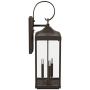 Gibbes Street Collection Antique Bronze Three-Light Traditional Large Wall Lantern