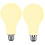 3 Way Light Bulb 50 100 150watt Incandescent Replacement Three Setting 600lm/ 1200lm/1800lm A21 LED Bulb 5W/9W/13W Soft White 3000K Pack of 2