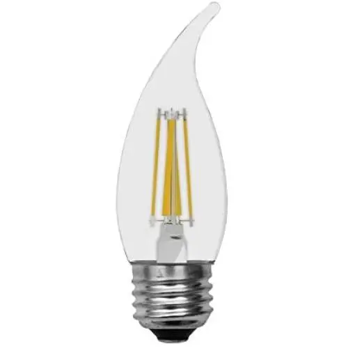 GE Relax HD Bent Tip Dimmable LED Light Bulbs (60 Watt Replacement LED Light Bulbs), 500 Lumen, Medium Base Light Bulbs, Soft White, Clear Finish, 2-Pack LED Bulbs GE Relax HD Bent Tip Dimmable LED Light Bulbs (60 Watt Replacement LED Light Bulbs), 500 Lumen, Medium Base Light Bulbs, Soft White, Clear Finish, 2-Pack LED Bulbs