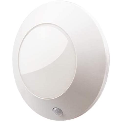 BIGLIGHT Wireless Battery Operated Motion Sensor LED Ceiling Light, Motion Light for Shower Hallway Pantry Stairway Closet Entrance Hall Corridor Bathroom Shed, 250 Lumens, 5 Inch, Warm White