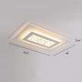 LAKIQ Super Thin Acrylic LED Flush Mount Ceiling Light Fixture Living Room Modern Rectangle Close to Ceiling Chandelier Lighting for Bedroom Dining Room(23.5,White Light)