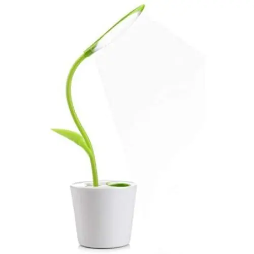 MECO Desk Lamp, Kids USB Rechargeable LED Table Lights Children Study Reading Bedside Lamp for Bedroom Office with Pencil Holder, Green MECO Desk Lamp, Kids USB Rechargeable LED Table Lights Children Study Reading Bedside Lamp for Bedroom Office with Pencil Holder, Green
