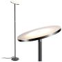 Floor Lamp, LED Floor Lamps for Living Room, Tall Torchiere Floor Lamps,Stepless Dimmable Modern Pole Reading Standing Lamp for Offices Bedroom, TECKIN Daylight Floor Lights Black