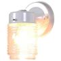 Design House 500181 Jelly Jar 1 Light Indoor/Outdoor Wall Light, White