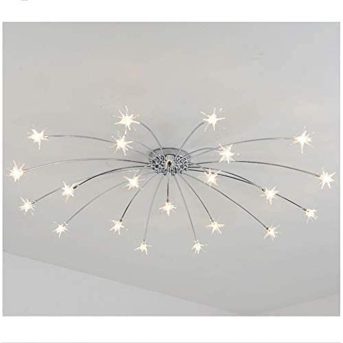 LED Modern Flush Mount Ceiling Lamp Starry Design Pendant Lamps Livingroom Fixture Chic Gypsophila Design Dimmable Iron Bedroom Romantic Decor Chandeliers Light Energy Star Hallway Kitchen Foyer Light