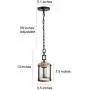 LOG BARN Pendant Lighting for Kitchen Island, Farmhouse Mini Chandelier in Faux Wood Metal with Bubbled Glass Shade, Rustic Ceiling Fixture Hanging for Dining Room, Hallway