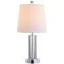 JONATHAN Y JYL2025A Lillian 18'' Metal Mini LED Lamp Transitional,Glam,Traditional,Contemporary for Bedroom, Living Room, Office, College Dorm, Coffee Table, Bookcase, Chrome with White Shade