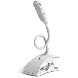 INTELLUCE Reading Lights for Books in Bed - Book Light for Reading in Bed - Clip On Light for Bed -3 Brightness Level USB Rechargeable - Kids Bed Lights for Headboard - Gifts for Readers Book Lovers