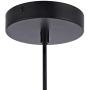 WINGBO Black Industrial 1 Bulb Pendant Light Farmhouse Metal Hanging Barn Pendant Lighting with Lid Shade, Adjustable Length Hanging Dining Light Fixture for Kitchen, Bar, Entryway, Dining Room