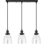 Passica Decor Mid-Century Modern 3 Light Kitchen Island Pendant Lighting Rustic Ceiling Chandelier Triple Heads Light fixtures for Foyer Dining Room Living Room Counterbar Craftsman Kitchen