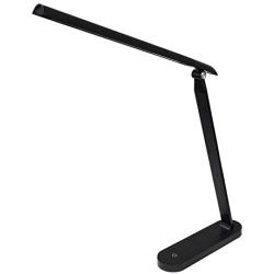 Amazon Brand – Aultra LED Desk LAMP Light - Touch Control Desk Lamp with Multiple Brightness Level - Lights for Bedroom, The Office Desk, Reading Lamps, Bedside Table and Standing Desk (Black)