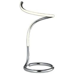 Nova of California 1111507SN Shimmy Loop LED Table Lamp, for Living Room, Bedroom, and Home Office Desk, Satin Nickel