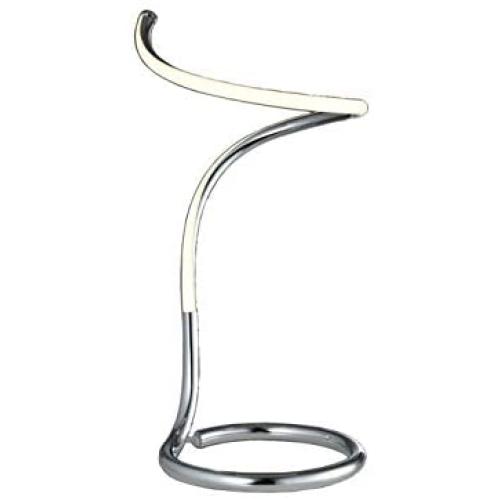 Nova of California 1111507SN Shimmy Loop LED Table Lamp, for Living Room, Bedroom, and Home Office Desk, Satin Nickel