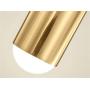 Lywins E26 Modern Gold Acrylic Nordic Pendant Light Fixture Ceiling Hanging Lights Spotlight for Kitchen Island Dining Room Lighting