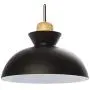 STGLIGHTING Wooden Handle Pendant Lighting Swag with 15ft Plug-in UL On/Off Dimmer Switch Cord Macaron Black Lampshade Light Nordic Minimalist Loft Style Lamps for Living Room Bulbs Not Included STGLIGHTING Wooden Handle Pendant Lighting Swag with 15ft Plug-in UL On/Off Dimmer Switch Cord Macaron Black Lampshade Light Nordic Minimalist Loft Style Lamps for Living Room Bulbs Not Included