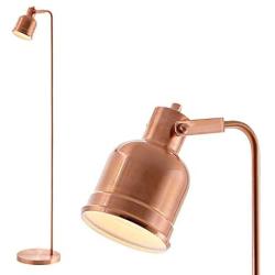 JONATHAN Y JYL6113A Brandon 57'' Metal Task LED Floor Lamp, CopperContemporary Transitional for Bedroom, Living Room, Copper