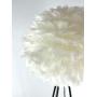 Feather Tripod Floor Lamp – Feather Floor lamp with White Feather, Modern Light for Bedrooms/Living Room/Dining Room/Kitchen