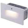 Cloudy Bay LED Step Light with Auto On Off Photocell,3000K Warm White,Stair Light,White Finish