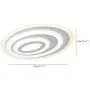 Starry Lighting SL-62819-XXL,Multi-Circle LED Ceiling Light,Modern Flush Mount Oval Ceiling Lighting Fixture LED Ceiling Lamp for Dining Room,Living Room