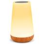 AMEXI Table lamp, Touch Sensor Bedside lamp + dimmable Warm White Light, can be Used in Childrens Bedroom Living Room Office Corridor Basement (Beige)