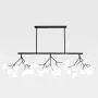 Branch Firefly G4 Chandeliers Light,Artistic Creativity Living Room Shop Light Fixture Chandelier,Romantic Warm Pendant Light Lamp Black Frosted