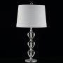 JONATHAN Y JYL2042A Cole 27'' Crystal LED Table Lamp Traditional,FrenchCountry,Transitional for Bedroom, Living Room, Office, College Dorm, Coffee Table, Bookcase, Clear/Chrome