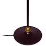 Floor Lamp for Living Room, Modern Standing Lamp with Hanging Drum Shade, Thickened Tall Pole Lamp for Office with Button or Chian and Floor Switch (Bronze)