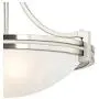 Deco Brushed Nickel Mini Pendant Light 12 1/2'' Wide Modern Art Deco Marbleized Glass Bowl Fixture for Kitchen Island Dining Room - Possini Euro Design