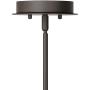 Pendant Lighting 18 inch 3 Light Drum Pendant Light with Fabric Shade and Glass Diffuser in Dark Bronze, Classic Convertible Drum Chandelier for Living & Dinning Room XiNBEi-Lighting XB-P1199-DB